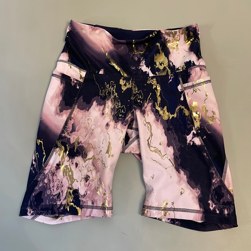 Old Navy High-Waisted PowerSoft Side-Pocket Biker Shorts for Women-8” inseam